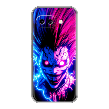 Силиконовый чехол на Google Pixel 9A с принтом Death note Тетрадь смерти