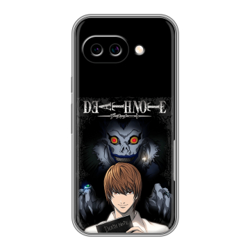 Силиконовый чехол на Google Pixel 9A с принтом Death note Тетрадь смерти