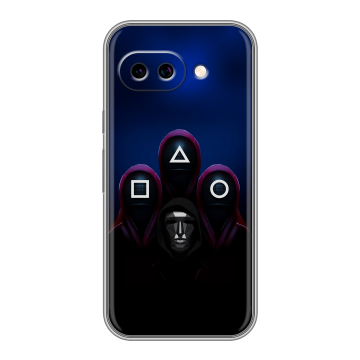 Силиконовый чехол на Google Pixel 9A с принтом Игра Кальмара