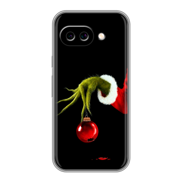 Силиконовый чехол на Google Pixel 9A с принтом Новый год Гринч