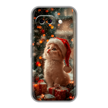 Силиконовый чехол на Google Pixel 9A с принтом Новый год
