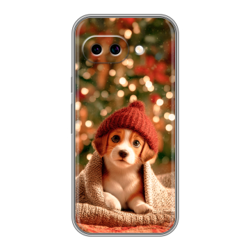 Силиконовый чехол на Google Pixel 9A с принтом Новый год