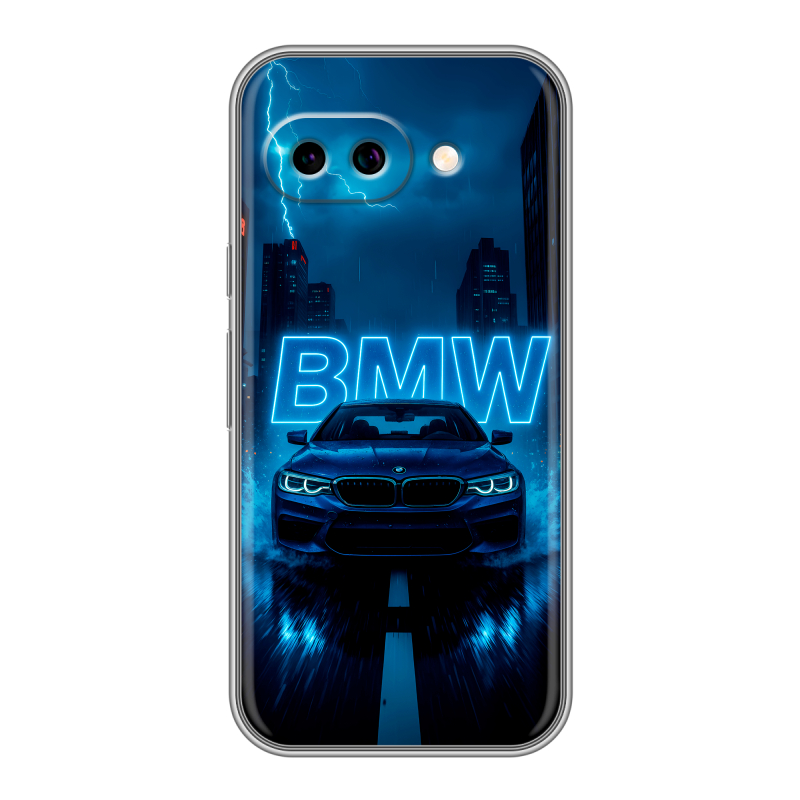 Силиконовый чехол на Google Pixel 9A с принтом BMW БМВ Силиконовый чехол на Google Pixel 9A с принтом BMW БМВ