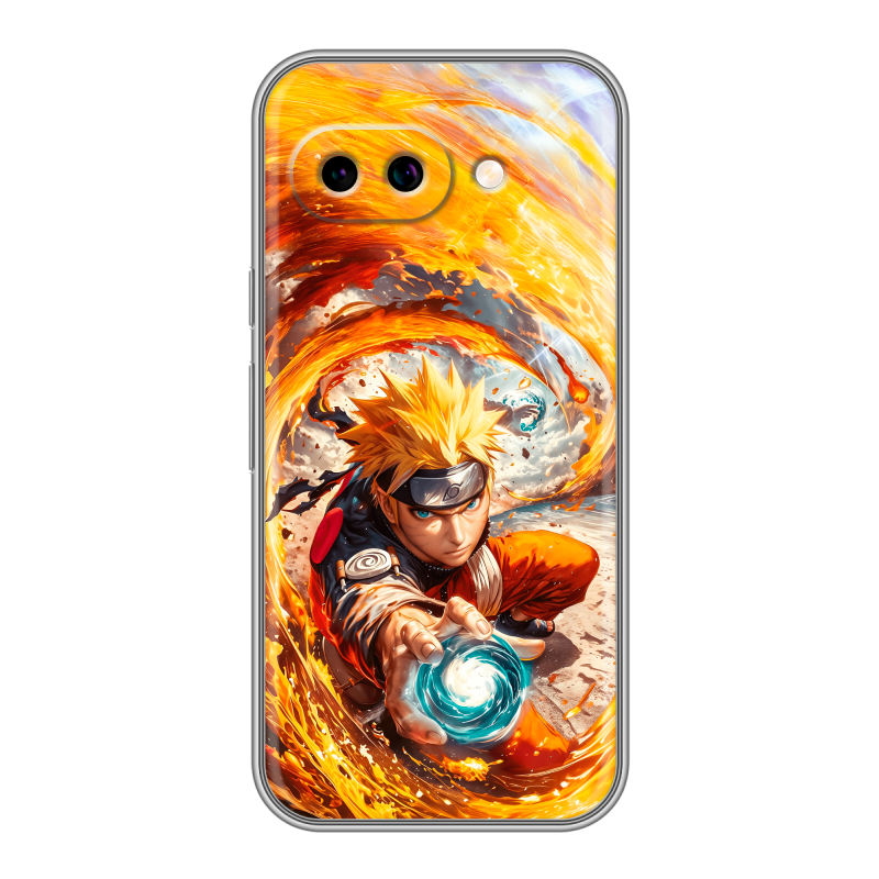 Силиконовый чехол на Google Pixel 9A с принтом Аниме Наруто Naruto Силиконовый чехол на Google Pixel 9A с принтом Аниме Наруто Naruto