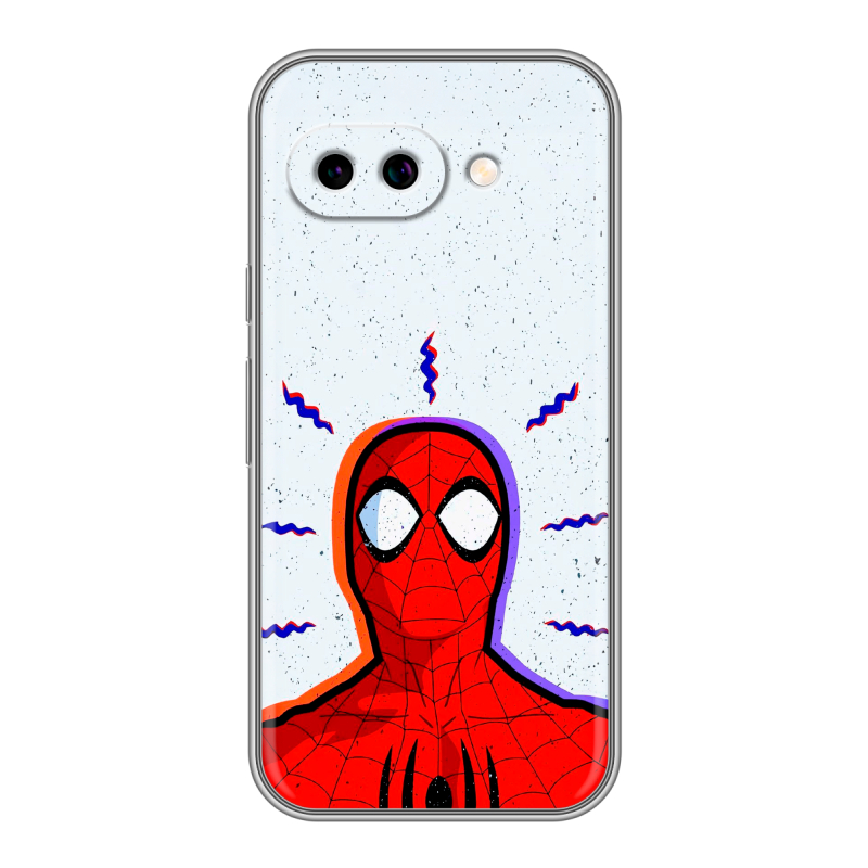Силиконовый чехол на Google Pixel 9A с принтом Spiderman Человек паук Силиконовый чехол на Google Pixel 9A с принтом Spiderman Человек паук