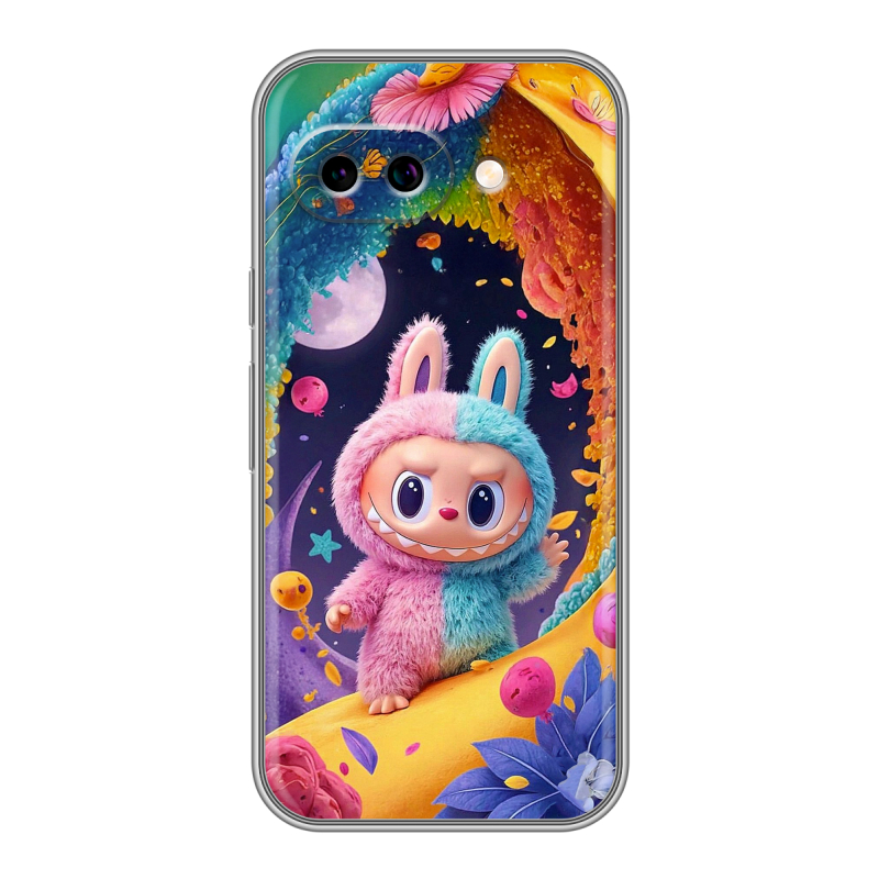Силиконовый чехол на Google Pixel 9A с принтом Labubu Лабубу Силиконовый чехол на Google Pixel 9A с принтом Labubu Лабубу