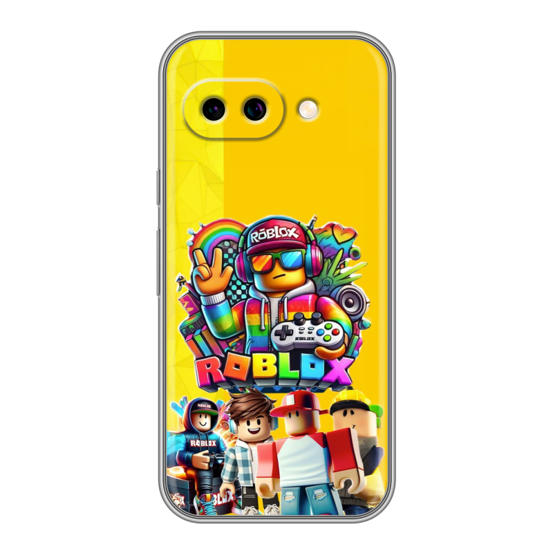 Силиконовый чехол на Google Pixel 9A с принтом Roblox Роблокс Силиконовый чехол на Google Pixel 9A с принтом Roblox Роблокс