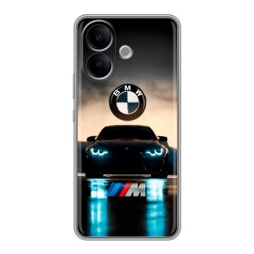 Силиконовый чехол на Vivo V60 Lite с принтом БМВ BMW Силиконовый чехол на Vivo V60 Lite с принтом БМВ BMW