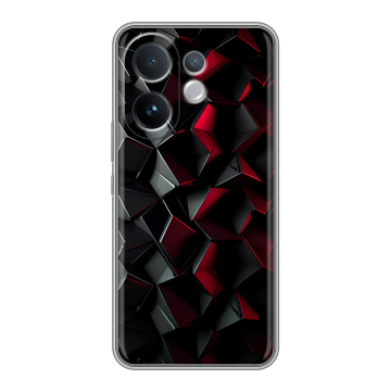 Силиконовый чехол на Vivo V60 с принтом Абстракция
