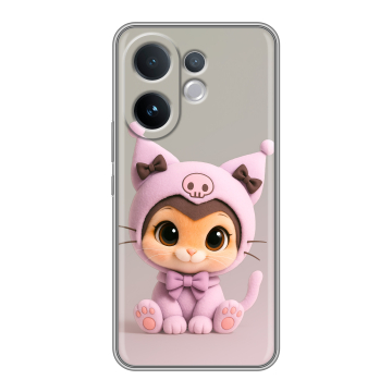 Силиконовый чехол на Vivo V60 с принтом Куроми Kuromi 