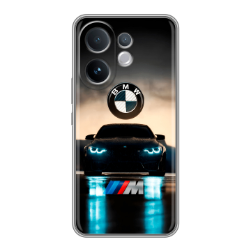 Силиконовый чехол на Vivo V60 с принтом БМВ BMW Силиконовый чехол на Vivo V60 с принтом БМВ BMW