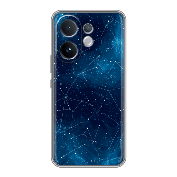 Силиконовый чехол на Vivo V60 с принтом Космос звезды