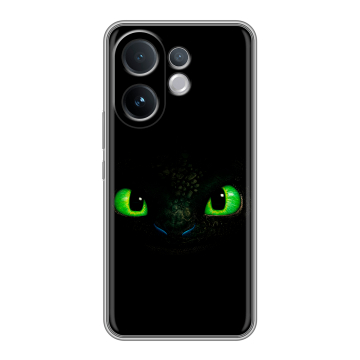 Силиконовый чехол на Vivo V60 с принтом Как приручить дракона