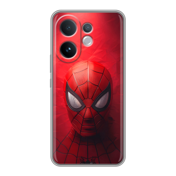 Силиконовый чехол на Vivo V60 с принтом Spiderman Человек паук