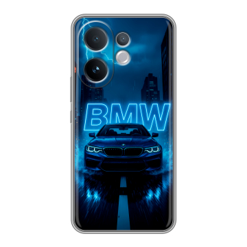 Силиконовый чехол на Vivo V60 с принтом BMW БМВ