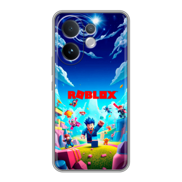 Силиконовый чехол на Vivo V60 с принтом Roblox Роблокс Силиконовый чехол на Vivo V60 с принтом Roblox Роблокс