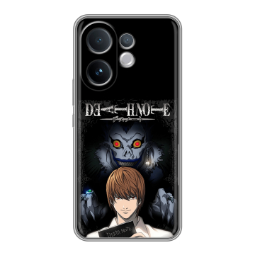 Силиконовый чехол на Vivo V60 с принтом Death note Тетрадь смерти