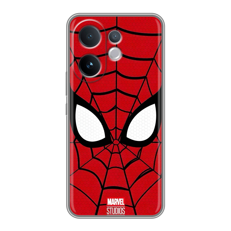 Силиконовый чехол на Vivo V60 с принтом человек паук spiderman Силиконовый чехол на Vivo V60 с принтом человек паук spiderman