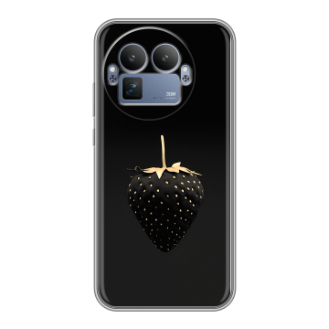 Силиконовый чехол на Realme GT8 Pro с принтом Черная клубника Силиконовый чехол на Realme GT8 Pro с принтом Черная клубника
