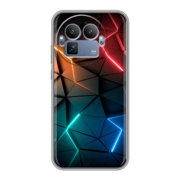 Силиконовый чехол на Realme GT8 Pro с принтом Абстракция неон Силиконовый чехол на Realme GT8 Pro с принтом Абстракция неон