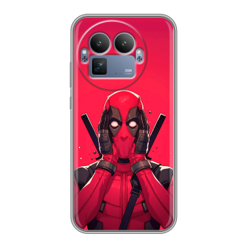Силиконовый чехол на Realme GT8 Pro с принтом Дедпул Deadpool