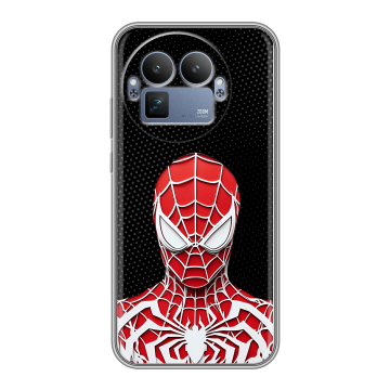 Силиконовый чехол на Realme GT8 Pro с принтом человек паук spiderman