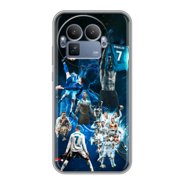 Силиконовый чехол на Realme GT8 Pro с принтом Реал Роналдо Силиконовый чехол на Realme GT8 Pro с принтом Реал Роналдо