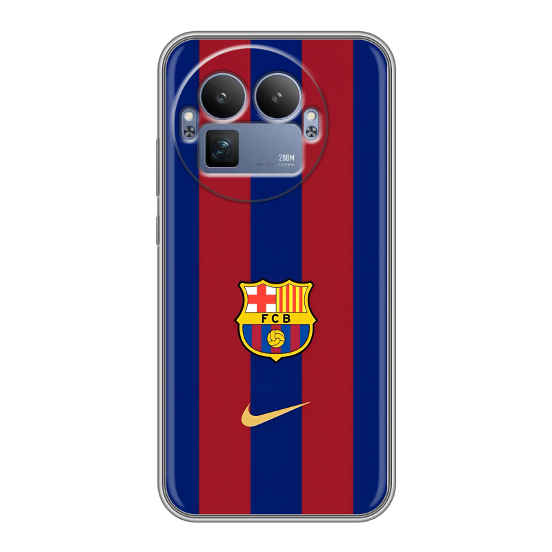 Силиконовый чехол на Realme GT8 Pro с принтом Барселона Barcelona Силиконовый чехол на Realme GT8 Pro с принтом Барселона Barcelona