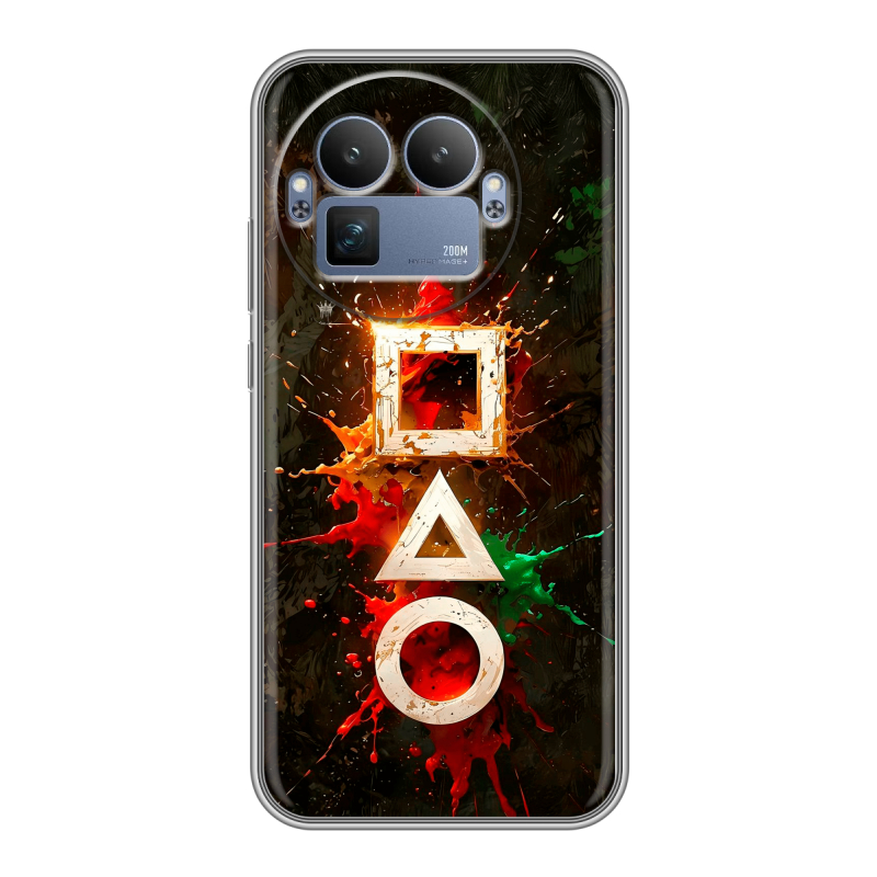 Силиконовый чехол на Realme GT8 Pro с принтом Squid Game Игра кальмара Силиконовый чехол на Realme GT8 Pro с принтом Squid Game Игра кальмара
