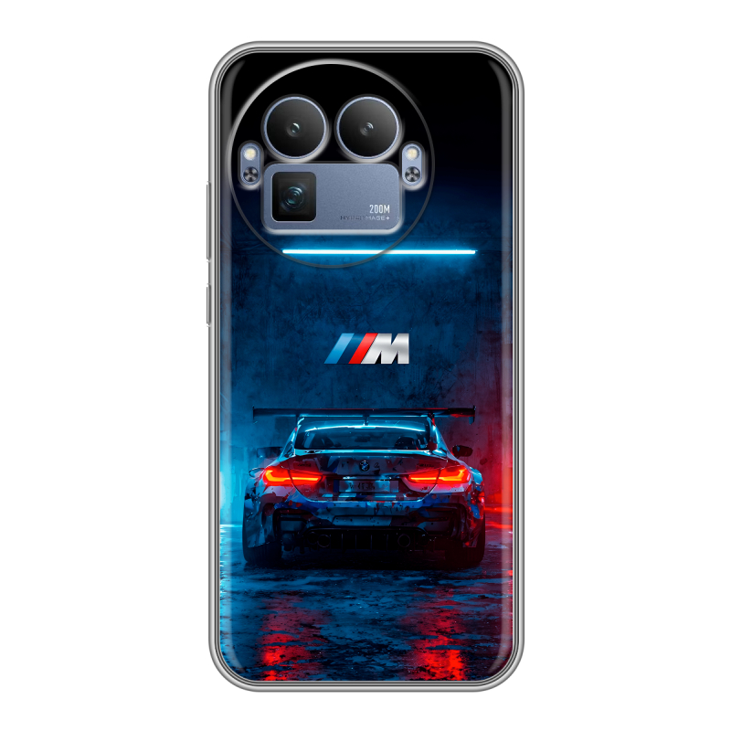 Силиконовый чехол на Realme GT8 Pro с принтом BMW БМВ Силиконовый чехол на Realme GT8 Pro с принтом BMW БМВ