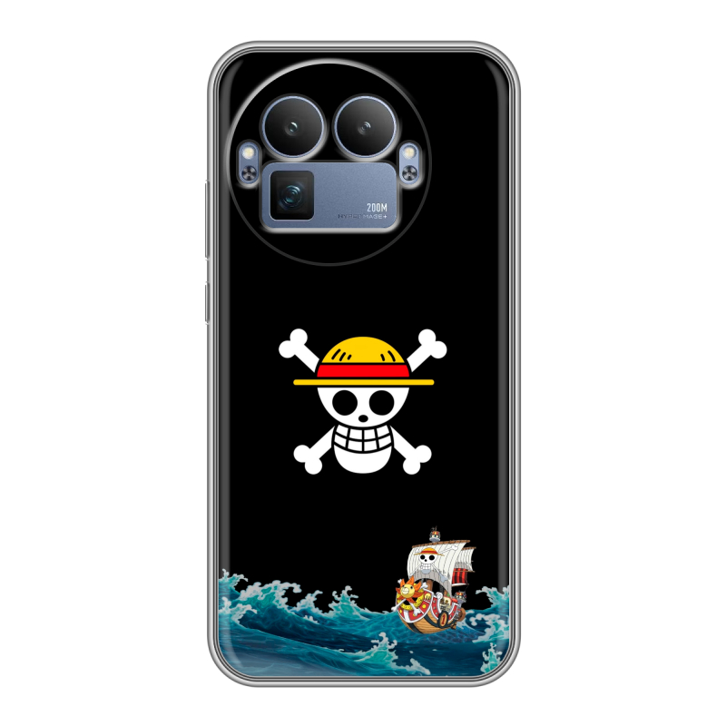 Силиконовый чехол на Realme GT8 Pro с принтом One Piece Ван Пис Силиконовый чехол на Realme GT8 Pro с принтом One Piece Ван Пис