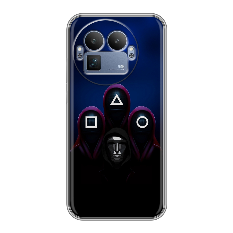 Силиконовый чехол на Realme GT8 Pro с принтом Игра Кальмара Силиконовый чехол на Realme GT8 Pro с принтом Игра Кальмара