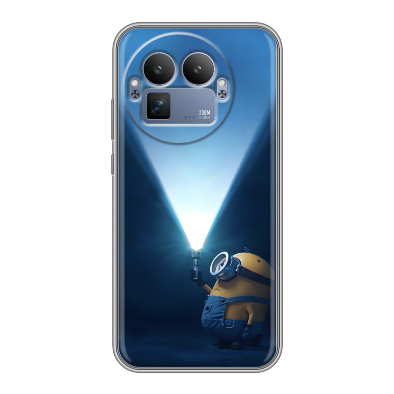 Силиконовый чехол на Realme GT8 Pro с принтом Миньоны Силиконовый чехол на Realme GT8 Pro с принтом Миньоны