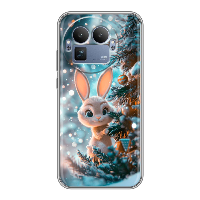 Силиконовый чехол на Realme GT8 Pro с принтом Новый год Силиконовый чехол на Realme GT8 Pro с принтом Новый год