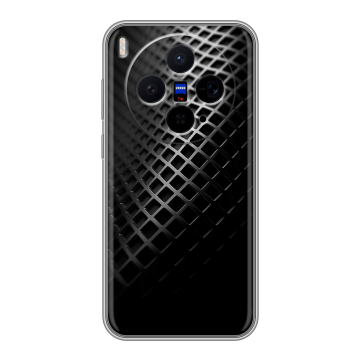 Силиконовый чехол на Vivo X300 с принтом Текстура металла Силиконовый чехол на Vivo X300 с принтом Текстура металла