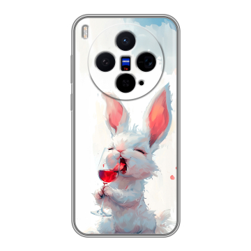 Силиконовый чехол на Vivo X300 с принтом кролик зайчик Силиконовый чехол на Vivo X300 с принтом кролик зайчик
