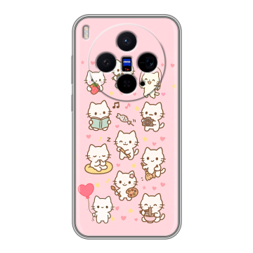 Силиконовый чехол на Vivo X300 с принтом Hello Kitty Хелоу Кити Силиконовый чехол на Vivo X300 с принтом Hello Kitty Хелоу Кити