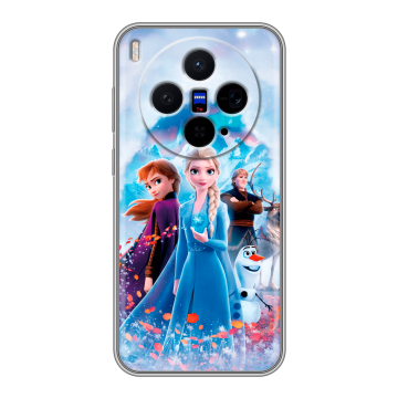 Силиконовый чехол на Vivo X300 с принтом Холодное сердце Frozen Силиконовый чехол на Vivo X300 с принтом Холодное сердце Frozen