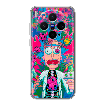 Силиконовый чехол на Vivo X300 с принтом Рик и Морти Rick Morty Силиконовый чехол на Vivo X300 с принтом Рик и Морти Rick Morty