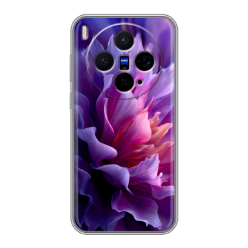 Силиконовый чехол на Vivo X300 с принтом женский цветы Силиконовый чехол на Vivo X300 с принтом женский цветы