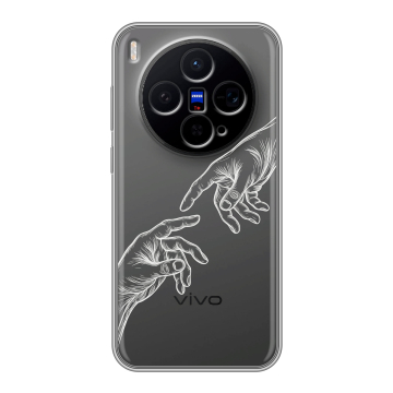 Силиконовый чехол на Vivo X300 с принтом Сотворение мира