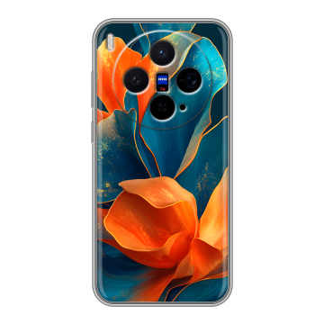 Силиконовый чехол на Vivo X300 с принтом Цветы