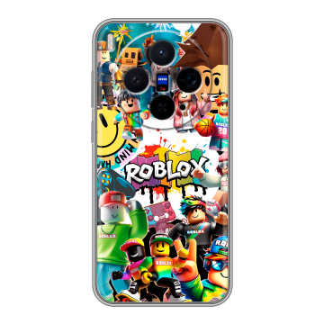 Силиконовый чехол на Vivo X300 с принтом Roblox Роблокс