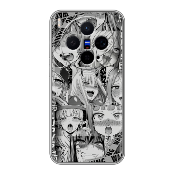 Силиконовый чехол на Vivo X300 с принтом Ahegao Ахегао Аниме