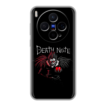 Силиконовый чехол на Vivo X300 с принтом Death note Тетрадь смерти Силиконовый чехол на Vivo X300 с принтом Death note Тетрадь смерти