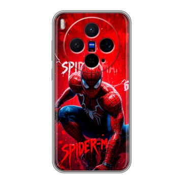 Силиконовый чехол на Vivo X300 с принтом Spiderman Человек паук