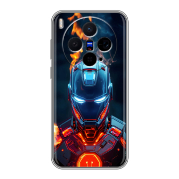 Силиконовый чехол на Vivo X300 с принтом IronMan Железный человек Силиконовый чехол на Vivo X300 с принтом IronMan Железный человек