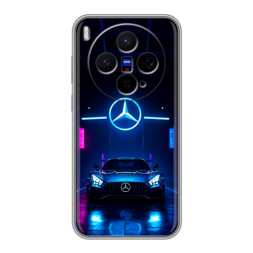 Силиконовый чехол на Vivo X300 с принтом Mercedes Мерседес Силиконовый чехол на Vivo X300 с принтом Mercedes Мерседес