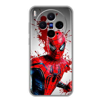 Силиконовый чехол на Vivo X300 с принтом Spiderman Человек паук Силиконовый чехол на Vivo X300 с принтом Spiderman Человек паук
