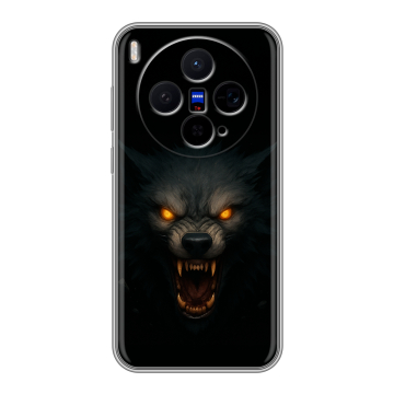 Силиконовый чехол на Vivo X300 с принтом Волк
